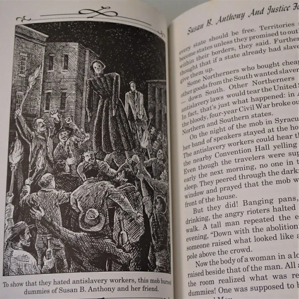 Susan B. Anthony And Justice For All By Jeanne Gehret 1994 Paperback